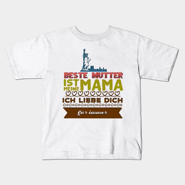 Muttertag Kids T-Shirt by FitNtex